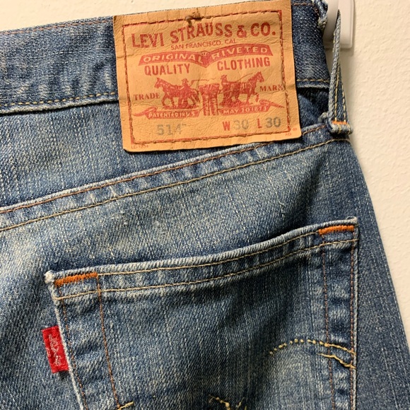 Levi Strauss 514 Blue Denim Men’s Jeans 30/30 - Picture 8 of 8